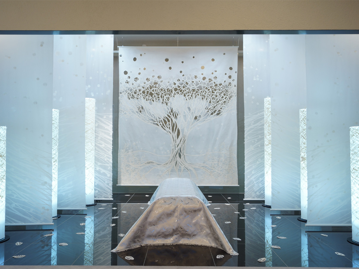 和紙祭壇「紡」