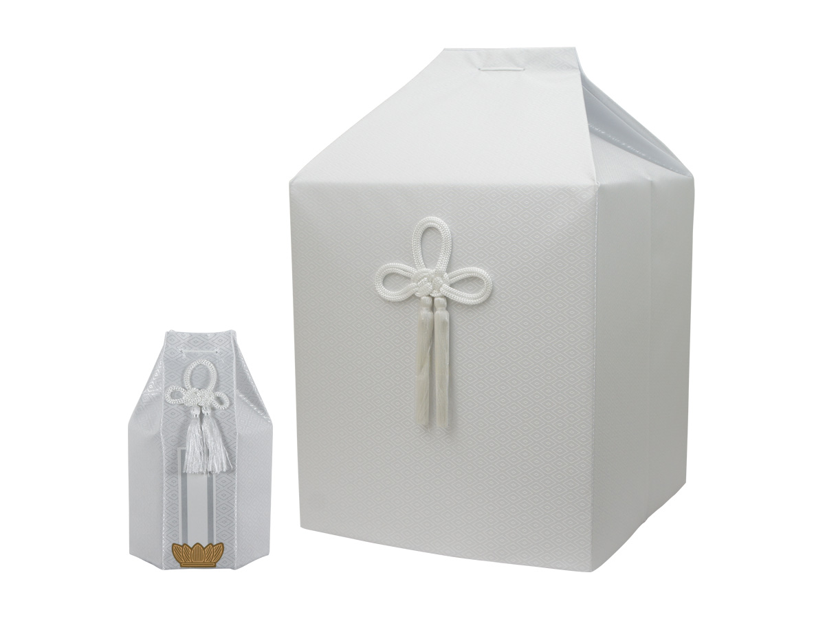 骨覆・分骨 白人絹